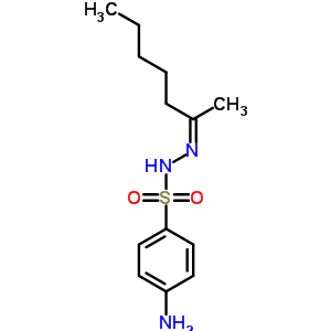 4-Amino-n-(heptan-2-ylideneamino)benzenesulfonamide Structure,5448-74-8Structure