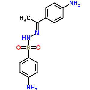 4-Amino-n-[1-(4-aminophenyl)ethylideneamino]benzenesulfonamide Structure,5448-79-3Structure