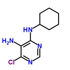 6-Chloro-n-cyclohexyl-pyrimidine-4,5-diamine Structure,5449-10-5Structure