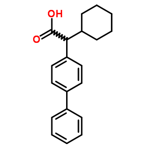 2-Cyclohexyl-2-(4-phenylphenyl)acetic acid Structure,5449-52-5Structure