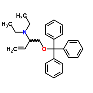 N,n-diethyl-1-trityloxy-but-3-en-2-amine Structure,5449-85-4Structure