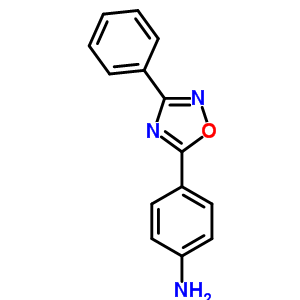 4-(3-Phenyl-1,2,4-oxadiazol-5-yl)aniline Structure,54494-12-1Structure