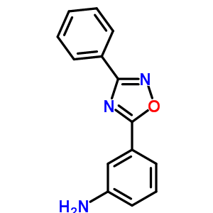 3-(3-Phenyl-[1,2,4]oxadiazol-5-yl)-phenylamine Structure,54494-13-2Structure