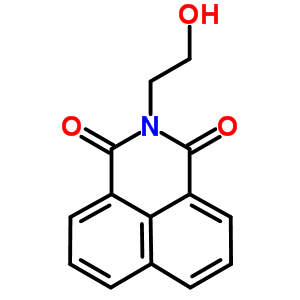 2-(2-Hydroxyethyl)-1h-benzo[de]isoquinoline-1,3(2h)-dione Structure,5450-40-8Structure