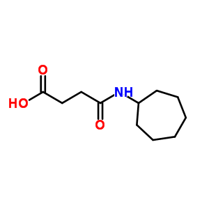 4-(Cycloheptylamino)-4-oxobutanoic acid Structure,545349-11-9Structure