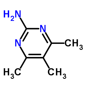 4,5,6-Trimethylpyrimidin-2-amine Structure,54568-11-5Structure