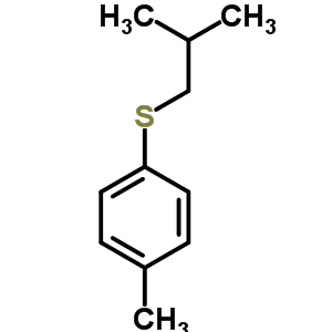 Isobutyl (p-tolyl) sulfide Structure,54576-37-3Structure