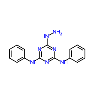 6-Hydrazinyl-n,n-diphenyl-1,3,5-triazine-2,4-diamine Structure,54589-65-0Structure