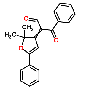 2-(2,2-Dimethyl-5-phenyl-3-furylidene)-3-oxo-3-phenyl-propanal Structure,54620-59-6Structure