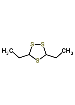 3,5-Diethyl-1,2,4-trithiolane Structure,54644-28-9Structure