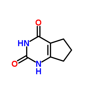 6,7-Dihydro-1h-cyclopenta[d]pyrimidine-2,4(3h,5h)-dione Structure,5466-00-2Structure