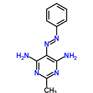 4,6-Diamino-5-benzeneazo-2-methylpyrimidine Structure,5473-05-2Structure