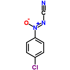 (4-Chlorophenyl)-diazenecarbonitrile 2-oxide Structure,54797-22-7Structure