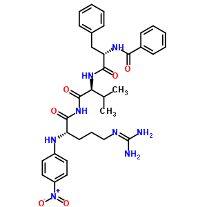 N-benzoyl-l-phenylalanyl-l-valyl-l-arginine-4-nitroanilide hydrochloride Structure,54799-93-8Structure