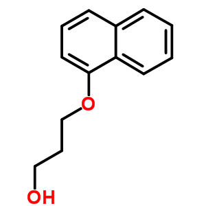 1-Propanol, 3-(1-naphthyloxy)- Structure,54804-70-5Structure