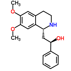 (1R*,2’r*)-1-(2’-hydroxy-2’-phenylethyl)-6,7-dimethoxy-1,2,3,4-tetrahydro-isoquinoline Structure,548443-20-5Structure