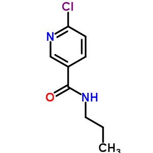 6-Chloro-n-propylnicotinamide Structure,54864-85-6Structure