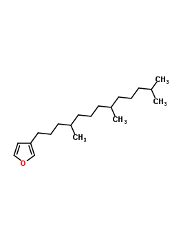 3-(4,8,12-Trimethyltridecyl)furan Structure,54869-11-3Structure