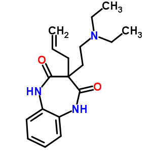 3-Allyl-3-[2-(diethylamino)ethyl ]-1h-1,5-benzodiazepine-2,4(3h,5h)-dione Structure,54871-42-0Structure