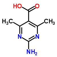 2-Amino-4,6-dimethylpyrimidine-5-carboxylic acid Structure,548773-13-3Structure