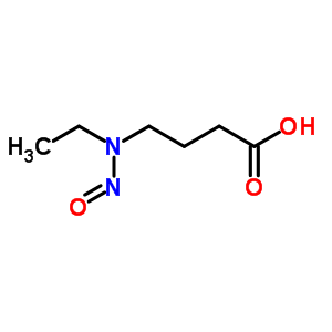 N-ethyl-n-(3-carboxypropyl)nitrosamine Structure,54897-63-1Structure