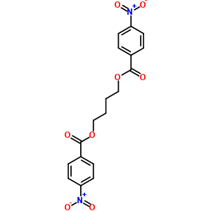 4-(4-Nitrobenzoyl)oxybutyl 4-nitrobenzoate Structure,54900-09-3Structure