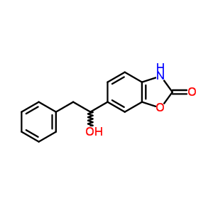 6-(1-Hydroxy-2-phenylethyl)benzoxazol-2(3h)-one Structure,54903-20-7Structure