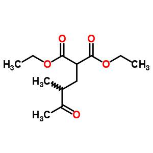 Diethyl 2-(2-methyl-3-oxo-butyl)propanedioate Structure,5491-06-5Structure