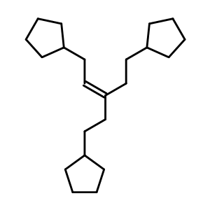 1,5-Dicyclopentyl-3-(2-cyclopentylethyl)-2-pentene Structure,54934-71-3Structure