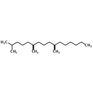 2,6,10-Trimethylhexadecane Structure,55000-52-7Structure