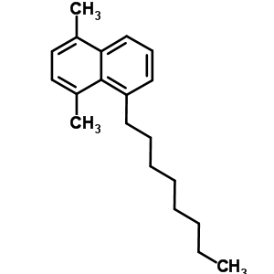 1,4-Dimethyl-5-octylnaphthalene Structure,55000-53-8Structure