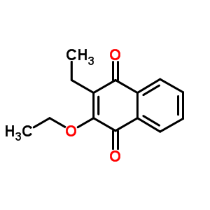 2-Ethoxy-3-ethyl-naphthalene-1,4-dione Structure,55025-03-1Structure