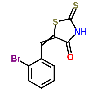 (5E)-5-(2-bromobenzylidene)-2-mercapto-1,3-thiazol-4(5H)-one Structure,5503-75-3Structure