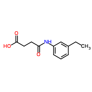 4-[(3-Ethylphenyl)amino]-4-oxobutanoic acid Structure,550312-50-0Structure