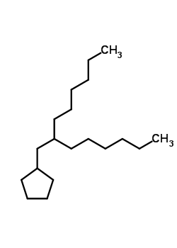 (2-Hexyloctyl)cyclopentane Structure,55044-77-4Structure