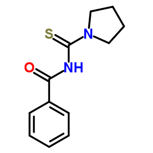 Benzamide,n-(1-pyrrolidinylthioxomethyl)- Structure,55103-09-8Structure