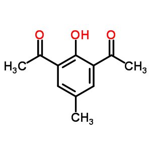 1-(3-Acetyl-2-hydroxy-5-methyl-phenyl)-ethanone Structure,55108-28-6Structure