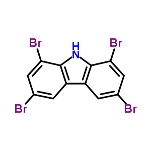 1,3,6,8-Tetrabromocarbazole Structure,55119-09-0Structure