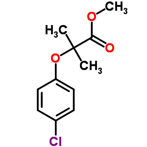 Methyl 2-(4-chlorophenoxy)-2-methylpropanoate Structure,55162-41-9Structure