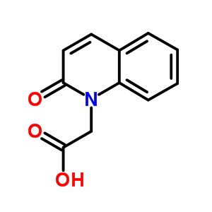 2-Oxo-1(2h)-quinolineacetic acid Structure,55170-65-5Structure