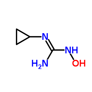 N-cyclopropyl-n-hydroxyguanidine Structure,551935-92-3Structure