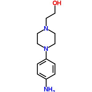 2-[4-(4-Aminophenyl)piperazin-1-yl]ethanol Structure,5521-39-1Structure