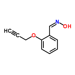 2-(2-Propynyloxy)benzenecarbaldehyde oxime Structure,55241-70-8Structure