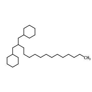 1,1’-(2-Tridecyl-1,3-propanediyl)biscyclohexane Structure,55255-74-8Structure