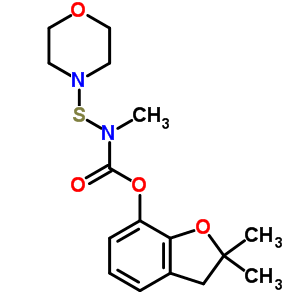 N-(morpholinosulfenyl)carbofuran Structure,55285-05-7Structure