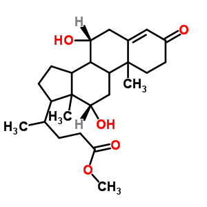 Methyl 3-keto-delta-4-cholate Structure,55319-79-4Structure