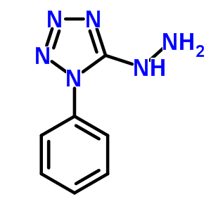 1H-tetrazole,5-hydrazinyl-1-phenyl- Structure,5533-43-7Structure