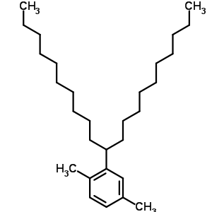 2-(1-Decylundecyl)-1,4-dimethylbenzene Structure,55373-91-6Structure