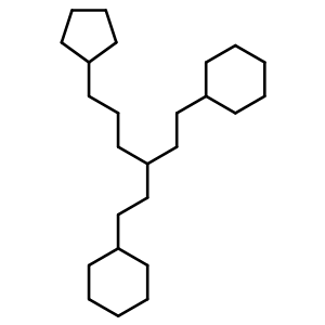 3-(3-Cyclopentylpropyl)-1,5-dicyclohexylpentane Structure,55401-70-2Structure