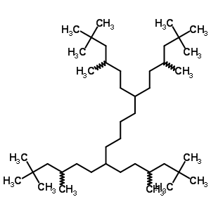 2,2,4,15,17,17-Hexamethyl-7,12-bis(3,5,5-trimethylhexyl)octadecane Structure,55470-97-8Structure